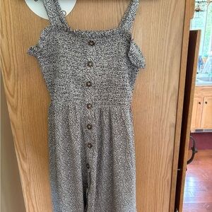 Black and White dress with buttons